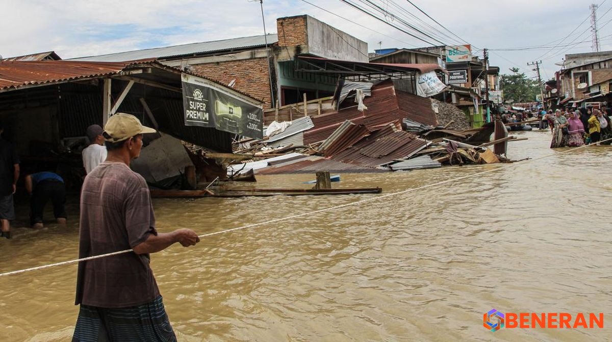Aceh Dilanda Banjir Parah, Sembilan Daerah Darurat, Listrik dan Internet Terputus