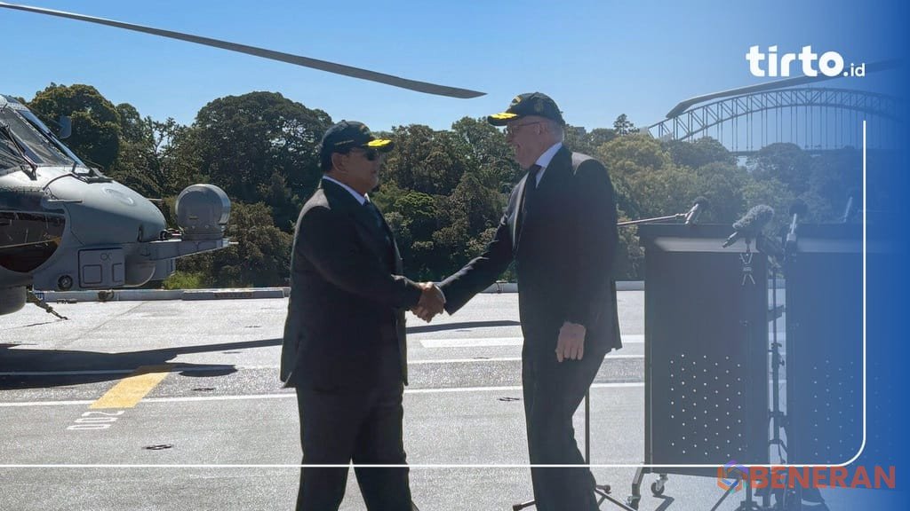 Prabowo Subianto dan Paul Keating bertukar pandangan strategis tentang ekonomi dan geopolitik regional.