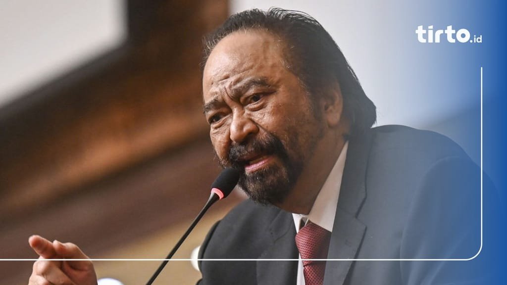 Surya Paloh tanggapi polemik pro-kontra gelar pahlawan nasional Soeharto.