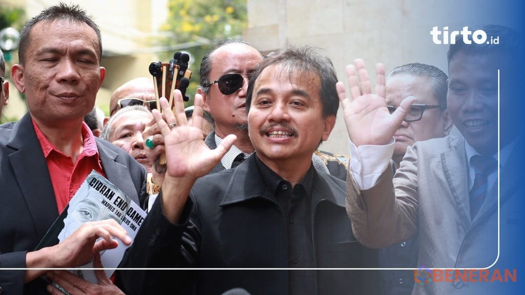 Roy Suryo dan rekan diperiksa di Polda Metro, namun tidak ditahan.