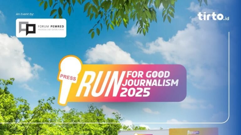 Lari santai Forum Pemred gaungkan kembali semangat jurnalisme bermutu.