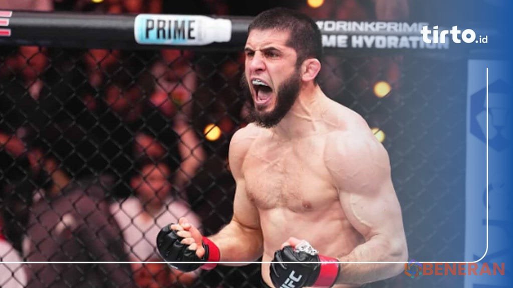 Makhachev tak terbendung di UFC 322, sukses raih sabuk juara welterweight.