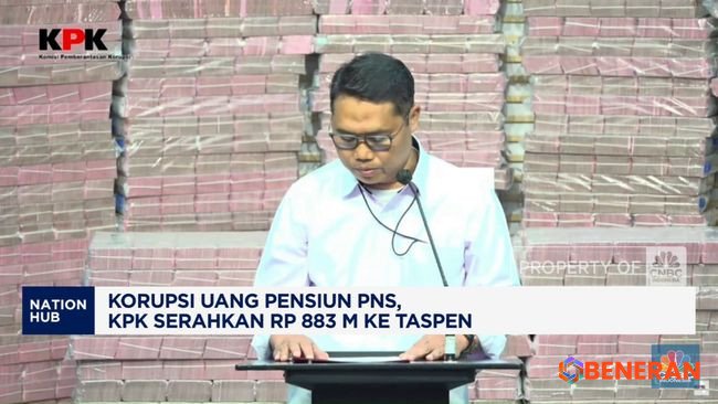 KPK Serahkan Kembali Rp 883 Miliar Dana Pensiun PNS ke Taspen
