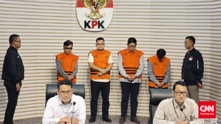 KPK Tahan Empat Tersangka Baru dalam Skandal Korupsi PUPR OKU