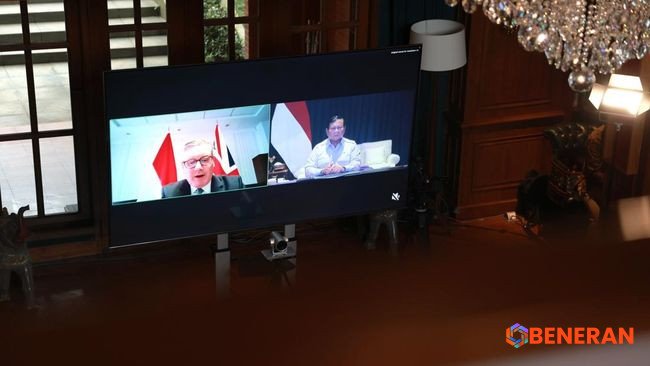 Prabowo dan PM Starmer Perkuat Kemitraan Strategis Indonesia-Inggris Lewat Pertemuan Virtual