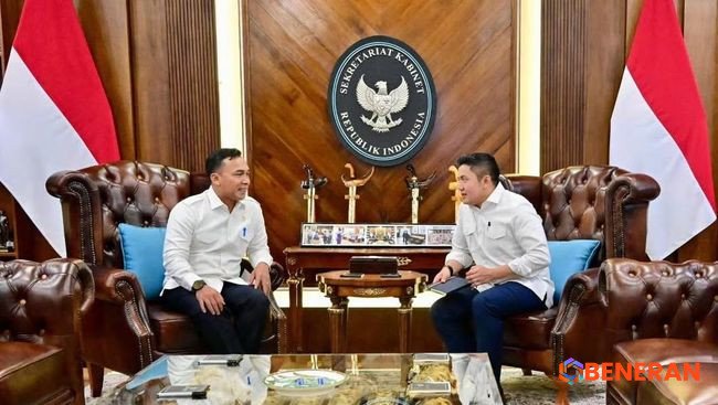 Seskab Teddy dan Mendukbangga Wihaji Perkuat Koordinasi Program Makan Bergizi Gratis
