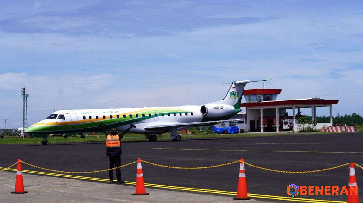 TNI AU Perkuat Pengawasan dan Jaminan Keamanan Udara di Bandara IMIP Morowali