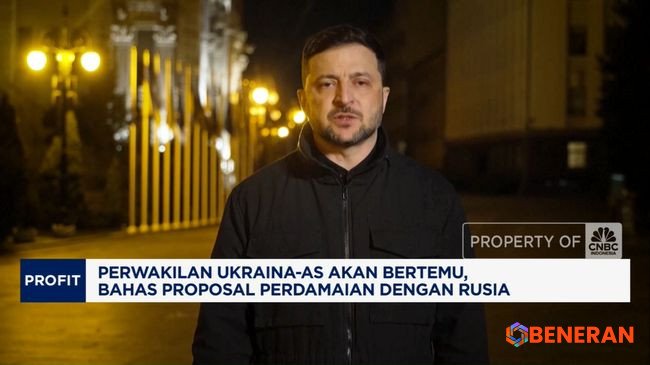 Ukraina dan AS Gelar Pertemuan Krusial Bahas Proposal Damai Rusia