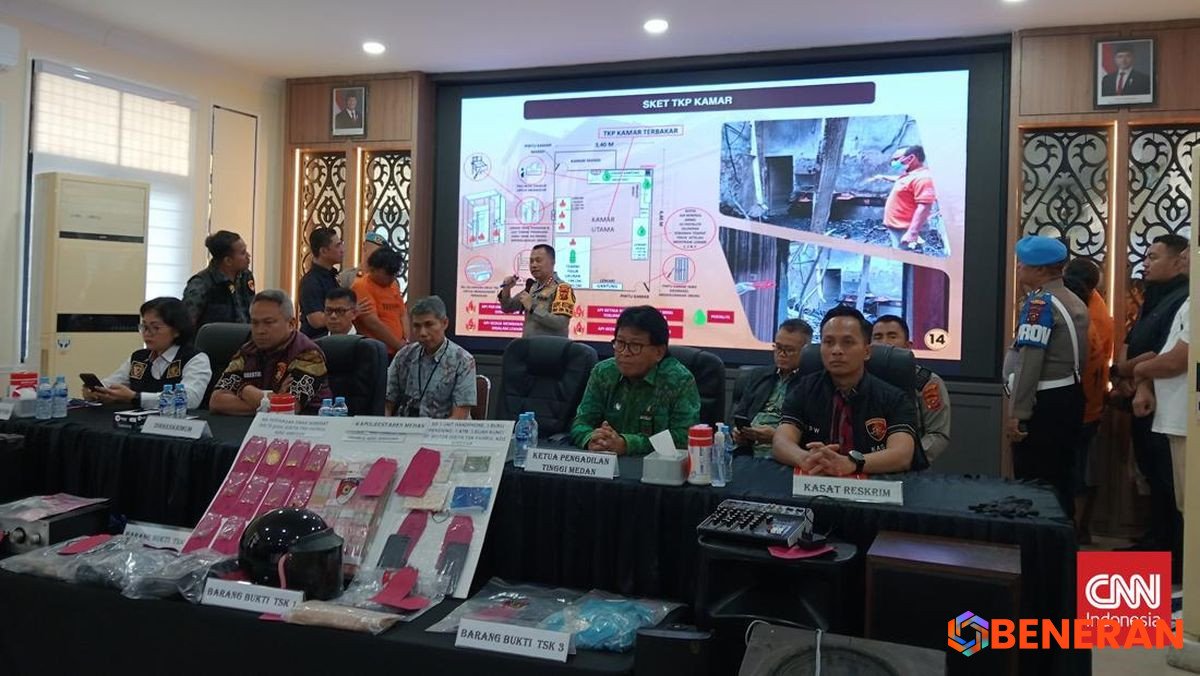 Update: Kronologi Pembakaran Rumah Hakim PN Medan Versi Polisi