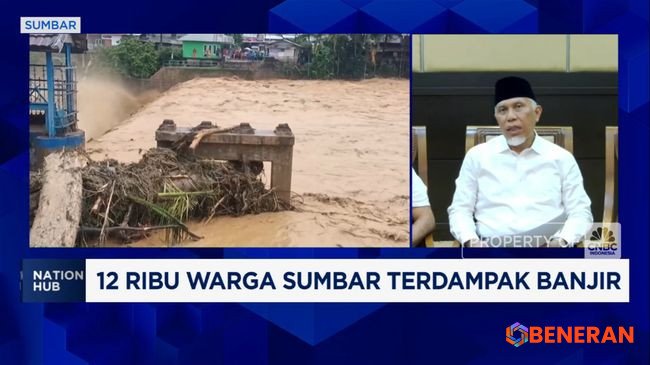 Update: Video: Banjir Bandang Sumbar: 25 Meninggal dan 12 Ribu Warga Terdampak