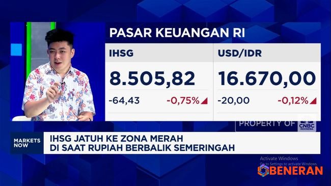 Update: Video: IHSG Jatuh ke Zona Merah Saat Rupiah Perkasa Lawan Dolar AS