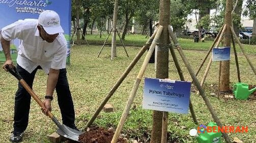 Jakpro Perkuat Ruang Hijau Jakarta dengan Ribuan Pohon Baru
