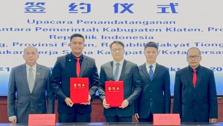 Klaten dan Nanjing Resmi Jalin Kemitraan Sister City