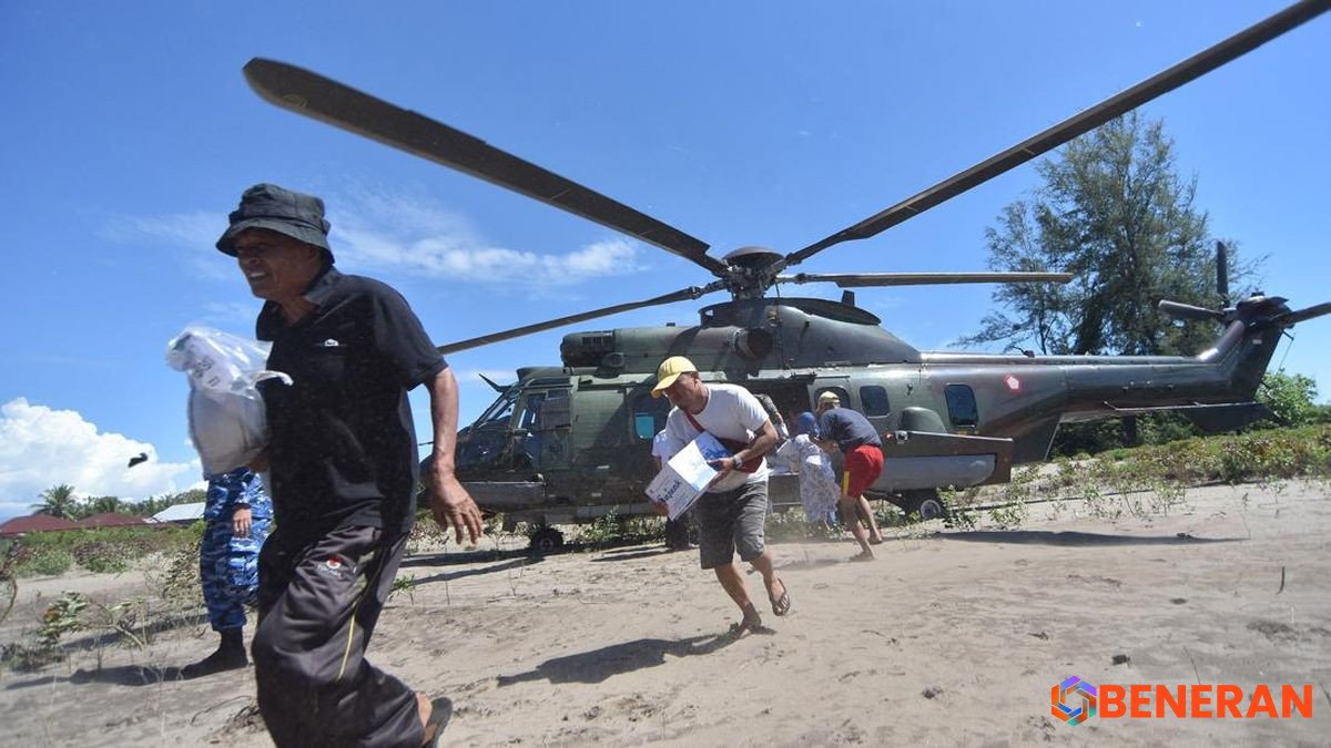 Kodam Iskandar Muda Kirim Bantuan Darurat Via Helikopter ke Langsa, Akses Darat Terputus