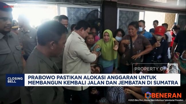Prabowo Turun Langsung, Tinjau Dampak Banjir dan Longsor di Sumatera Utara-Aceh