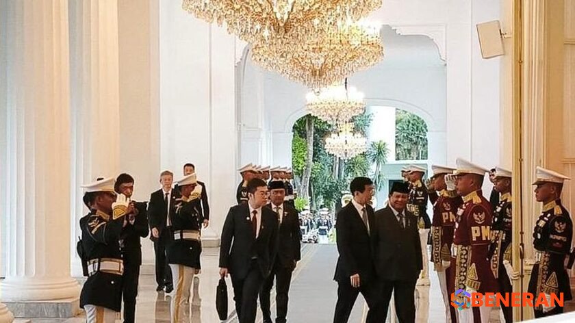 Update: Prabowo Terima Kunjungan Ketua MPR China di Istana Merdeka