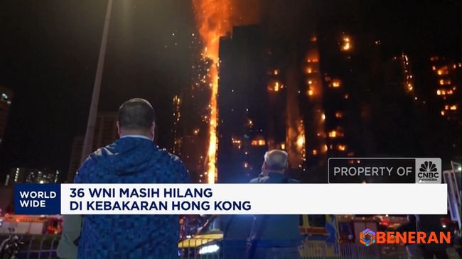Update: Video: Kebakaran Apartemen Hong Kong, 36 WNI Belum Ditemukan