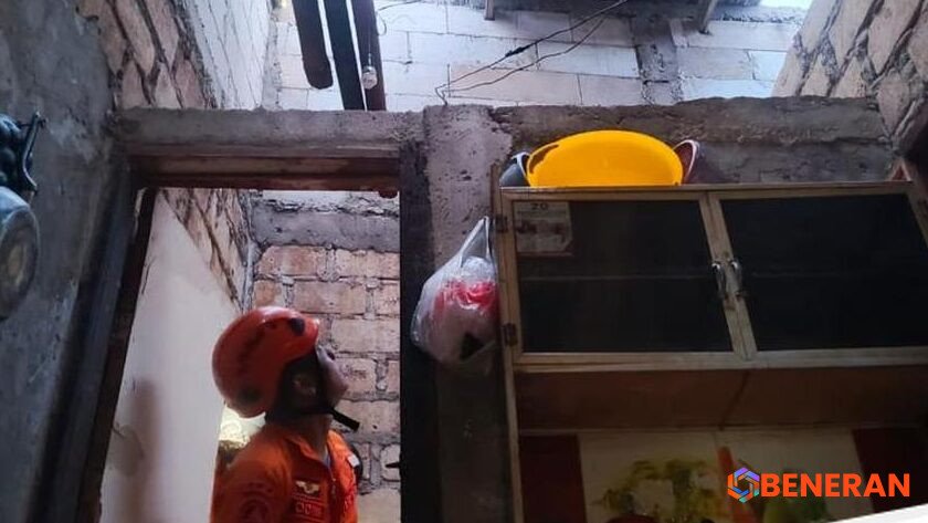 Bogor Utara Diterjang Angin Kencang, Lima Rumah Alami Kerusakan