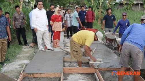 Bupati Blora Apresiasi Gotong Royong Warga Nglebak, Perbaikan Jalan Dipercepat