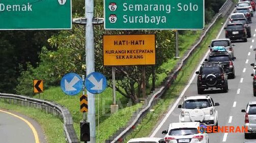 Manajemen Lalu Lintas Adaptif: Contraflow di KM 47 Tol Jakarta-Cikampek Aktif