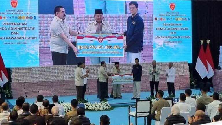 Presiden Prabowo Apresiasi Pengembalian Rp 40 Triliun Dana Kejahatan Hutan ke Kas Negara
