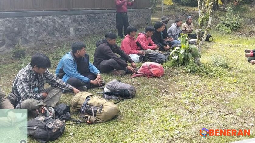 Balai Besar TNBTS Tindak 13 Pendaki Ilegal di Jalur Gunung Semeru
